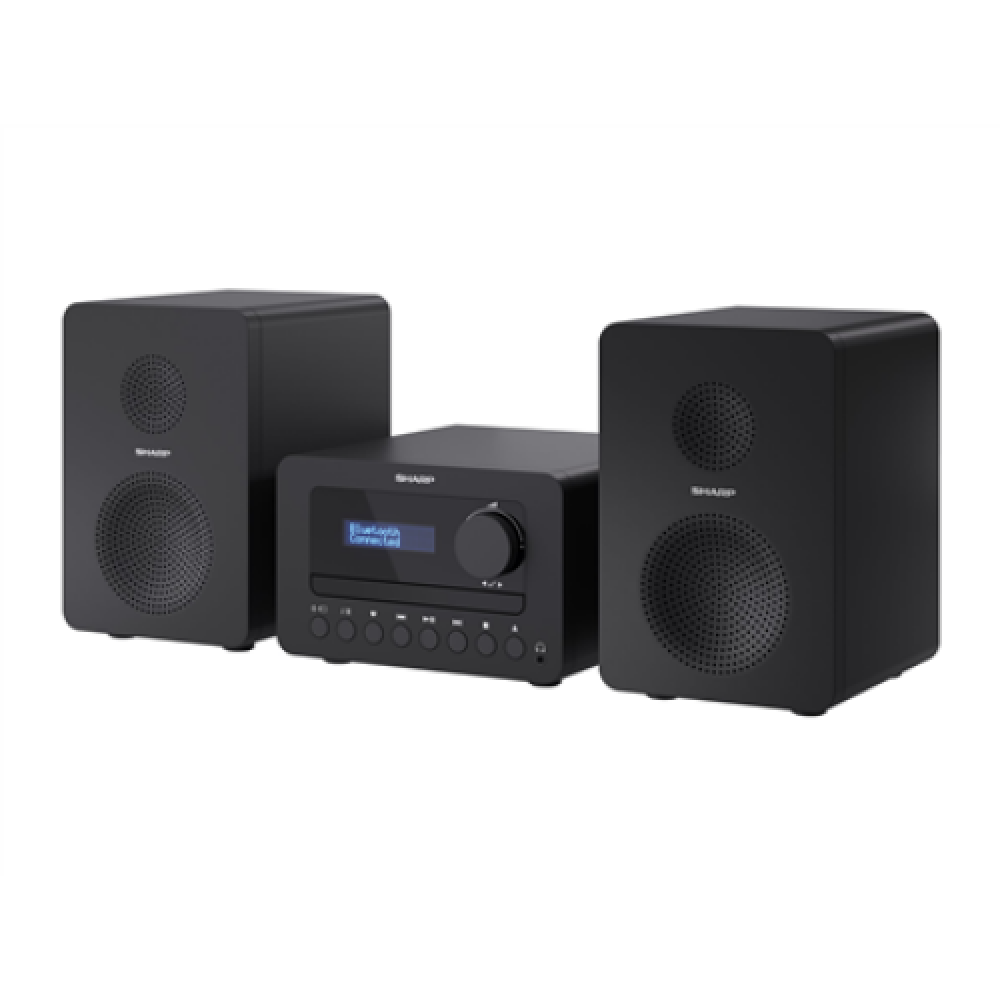Sharp XL-B520D(BK) Tokyo Hi-Fi Micro System 2.0, FM/DAB/DAB+/USB, CD, Bluetooth 5.0, Aux-in, Black , Sharp , Tokyo Hi-Fi Micro System 2.0 , XL-B520D(BK) , Black , USB port , AUX in , Bluetooth , CD player , FM radio