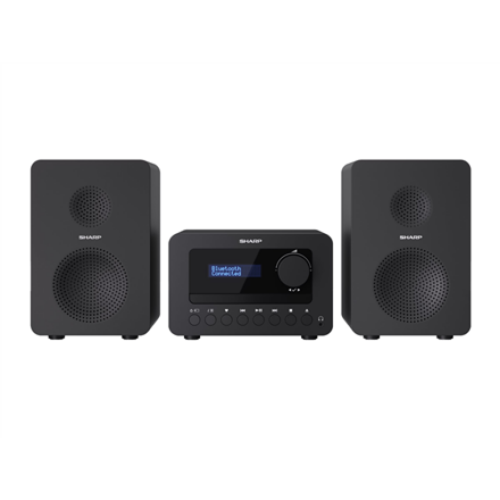 Sharp XL-B520D(BK) Tokyo Hi-Fi Micro System 2.0, FM/DAB/DAB+/USB, CD, Bluetooth 5.0, Aux-in, Black , Sharp , Tokyo Hi-Fi Micro System 2.0 , XL-B520D(BK) , Black , USB port , AUX in , Bluetooth , CD player , FM radio