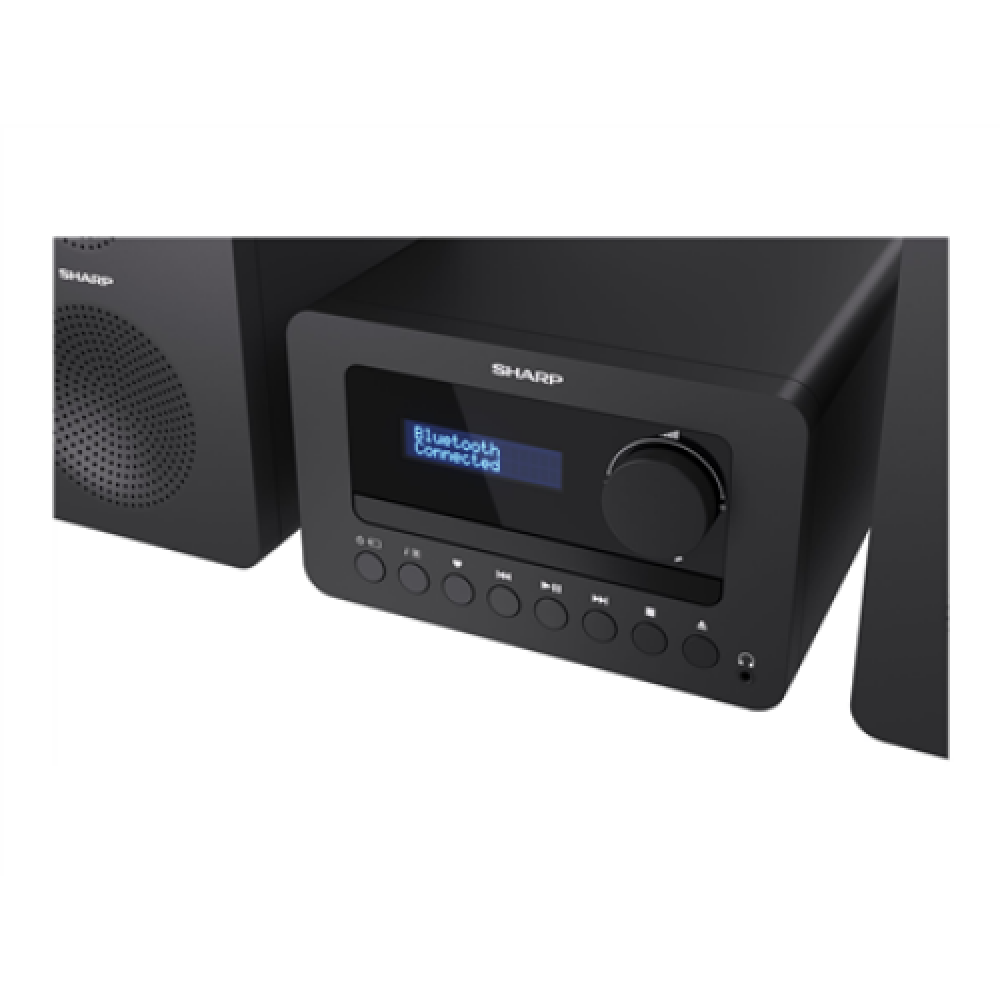 Sharp XL-B520D(BK) Tokyo Hi-Fi Micro System 2.0, FM/DAB/DAB+/USB, CD, Bluetooth 5.0, Aux-in, Black , Sharp , Tokyo Hi-Fi Micro System 2.0 , XL-B520D(BK) , Black , USB port , AUX in , Bluetooth , CD player , FM radio