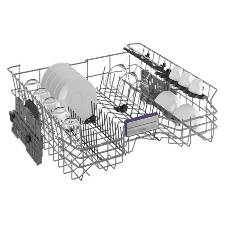 BEKO Dishwasher , BDIN36532 , Built-in , Width 60 cm , Number of place settings 15 , Number of programs 6 , Energy efficiency class D , Display , White