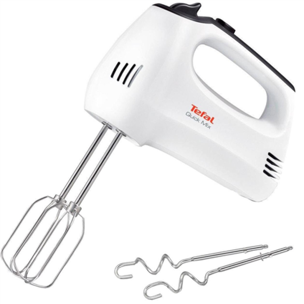 TEFAL Hand mixer , HT3101 QuickMix , Hand Mixer , 300 W , Number of speeds 5 , Turbo mode , White