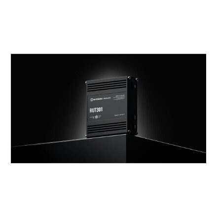 Teltonika , Ethernet Router , RUT301 , No Wi-Fi , 10/100 Mbit/s , Ethernet LAN (RJ-45) ports 5 , Mesh Support No , MU-MiMO No , No mobile broadband