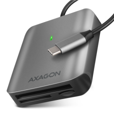 AXAGON Aluminum high-speed USB-C 3.2 Gen 1 memory card reader, 3 slots , CRE-S3C