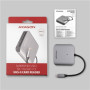 AXAGON Aluminum high-speed USB-C 3.2 Gen 1 memory card reader, 3 slots , CRE-S3C