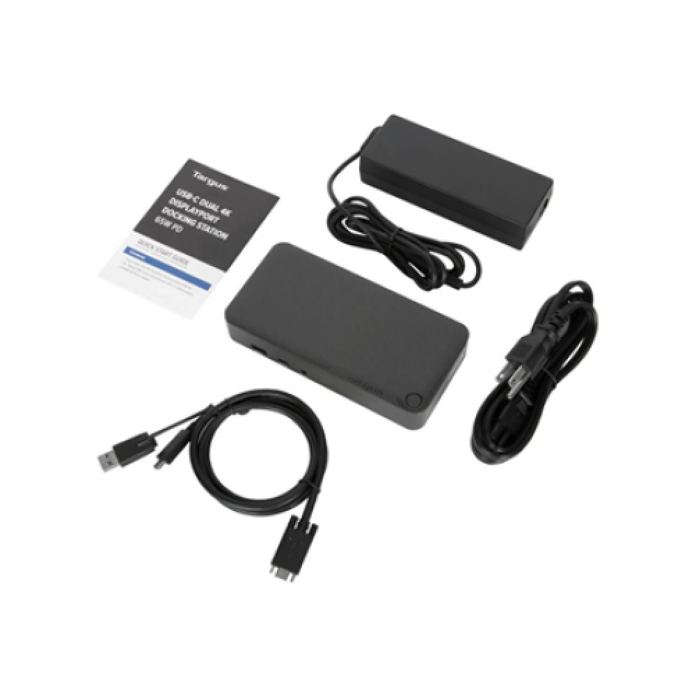Targus Universal Docking Station , DisplayLink USB-C with 65 W Power Delivery , Ethernet LAN (RJ-45) ports 1 , DisplayPorts quantity 2 , Ethernet LAN