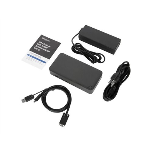 Targus Universal Docking Station , DisplayLink USB-C with 65 W Power Delivery , Ethernet LAN (RJ-45) ports 1 , DisplayPorts quantity 2 , Ethernet LAN
