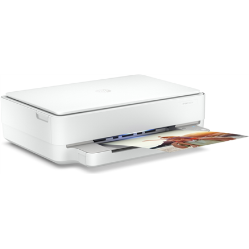 HP Multifunctional printer ENVY 6022e Contact Image Sensor (CIS), Inkjet Multifunctional with Duplex, A4, Wi-Fi, White