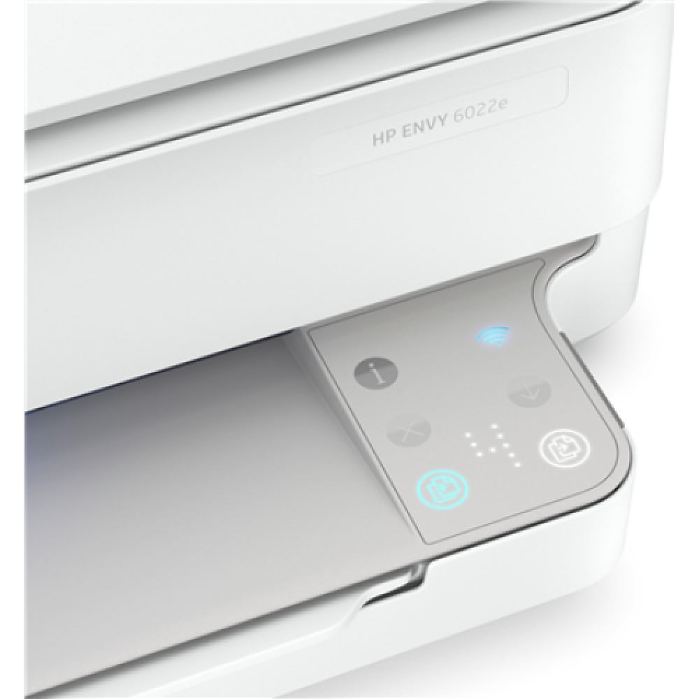 HP Multifunctional printer ENVY 6022e Contact Image Sensor (CIS), Inkjet Multifunctional with Duplex, A4, Wi-Fi, White
