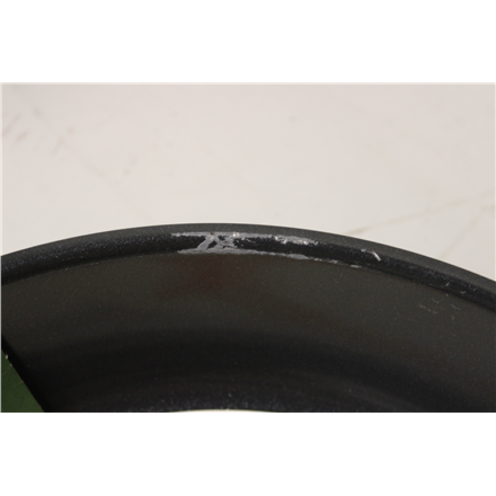 SALE OUT. Ceramic frying pan FISKARS FF, non-stick coating, 26 cm, 1 pc. , Fiskars BENT SIDES, CHIPPED ENAMEL, SCRATCHED