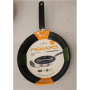 SALE OUT. Ceramic frying pan FISKARS FF, non-stick coating, 26 cm, 1 pc. , Fiskars BENT SIDES, CHIPPED ENAMEL, SCRATCHED
