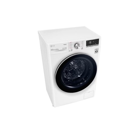 LG Washing machine , F2WV7S8S2E , Energy efficiency class A , Front loading , Washing capacity 8.5 kg , 1200 RPM , Depth 47.5 cm , Width 60 cm , Display , LED , Steam function , Direct drive , Wi-Fi , White