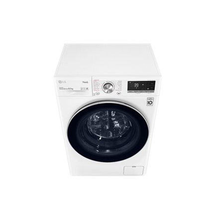 LG Washing machine , F2WV7S8S2E , Energy efficiency class A , Front loading , Washing capacity 8.5 kg , 1200 RPM , Depth 47.5 cm , Width 60 cm , Display , LED , Steam function , Direct drive , Wi-Fi , White