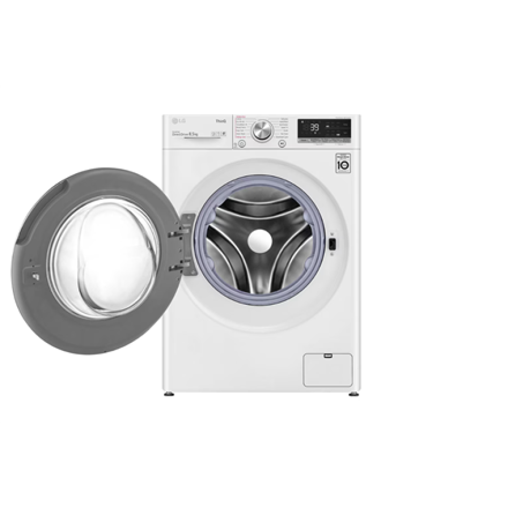 LG Washing machine , F2WV7S8S2E , Energy efficiency class A , Front loading , Washing capacity 8.5 kg , 1200 RPM , Depth 47.5 cm , Width 60 cm , Display , LED , Steam function , Direct drive , Wi-Fi , White