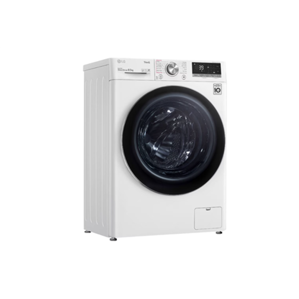 LG Washing machine , F2WV7S8S2E , Energy efficiency class A , Front loading , Washing capacity 8.5 kg , 1200 RPM , Depth 47.5 cm , Width 60 cm , Display , LED , Steam function , Direct drive , Wi-Fi , White