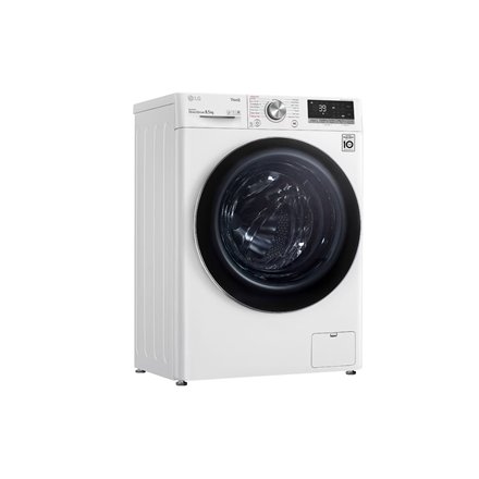 LG Washing machine , F2WV7S8S2E , Energy efficiency class A , Front loading , Washing capacity 8.5 kg , 1200 RPM , Depth 47.5 cm , Width 60 cm , Display , LED , Steam function , Direct drive , Wi-Fi , White