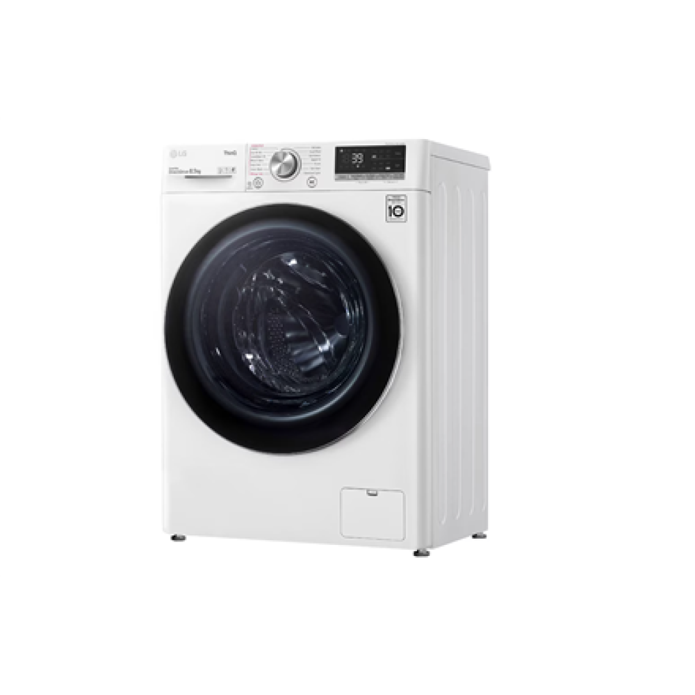 LG Washing machine , F2WV7S8S2E , Energy efficiency class A , Front loading , Washing capacity 8.5 kg , 1200 RPM , Depth 47.5 cm , Width 60 cm , Display , LED , Steam function , Direct drive , Wi-Fi , White