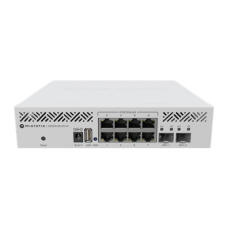 MikroTik , Cloud Router Switch , CRS310-8G+2S+IN , Rackmountable , Gigabit Ethernet (copper) ports quantity 8 , SFP+ ports quantity 2
