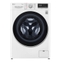 LG Washing machine F4WV510S0E Energy efficiency class E, Front loading, Washing capacity 10.5 kg, 1400 RPM, Depth 56 cm, Width 60 cm, Display, LED, Steam function, Direct drive, Wi-Fi, White