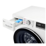 LG Washing machine F4WV510S0E Energy efficiency class E, Front loading, Washing capacity 10.5 kg, 1400 RPM, Depth 56 cm, Width 60 cm, Display, LED, Steam function, Direct drive, Wi-Fi, White