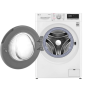 LG Washing machine F4WV510S0E Energy efficiency class E, Front loading, Washing capacity 10.5 kg, 1400 RPM, Depth 56 cm, Width 60 cm, Display, LED, Steam function, Direct drive, Wi-Fi, White