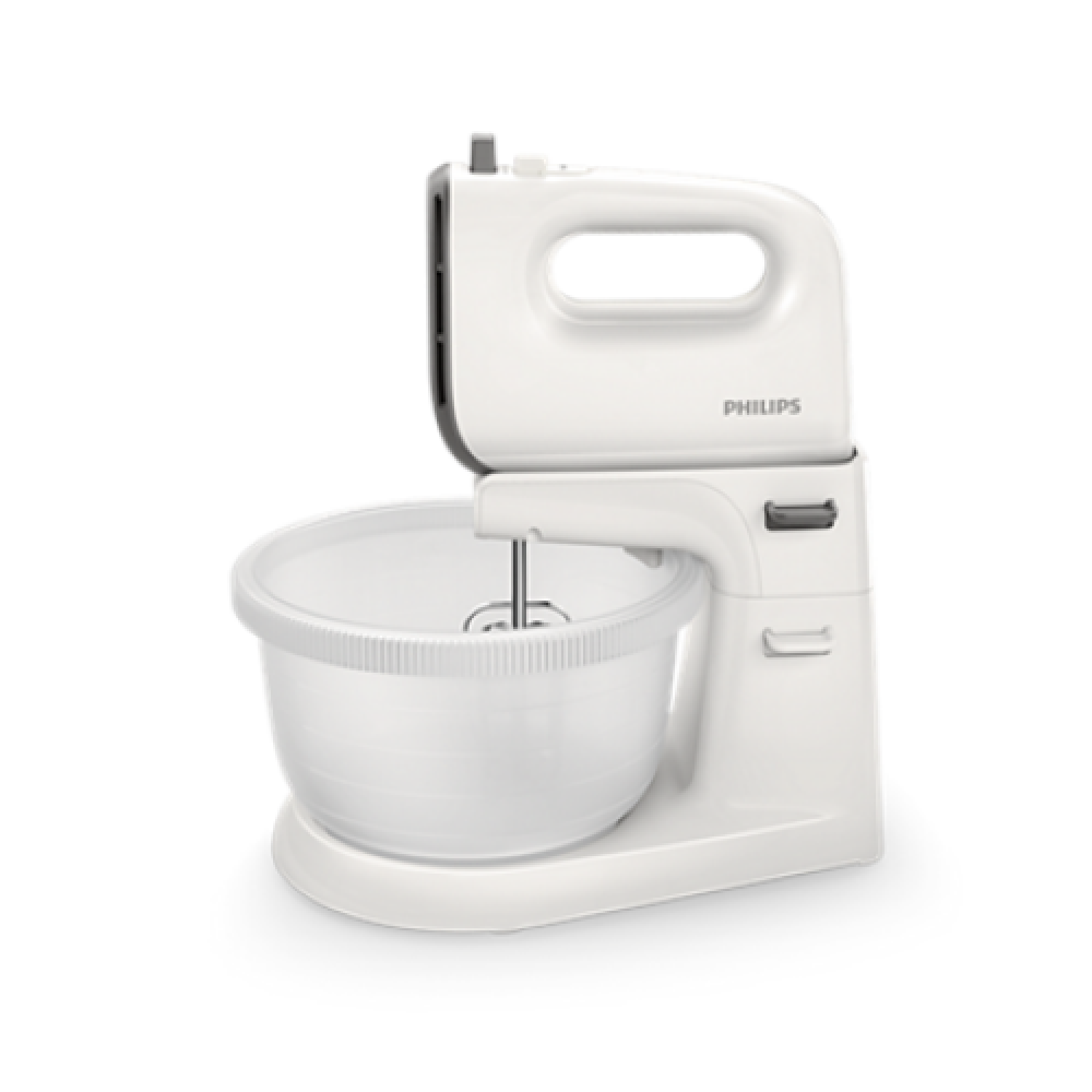 Philips , Mixer , Viva Collection HR3745/00 , Mixer with bowl , 450 W , Number of speeds 5 , Turbo mode , White