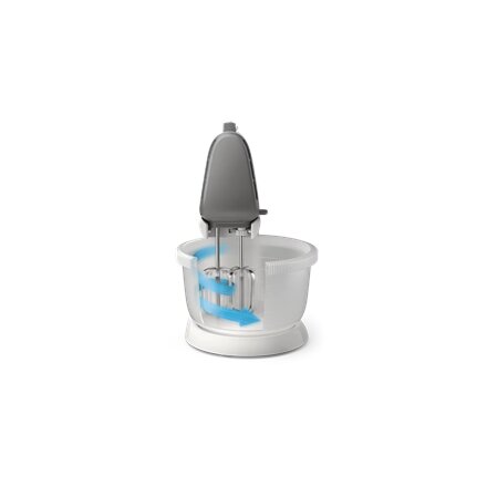Philips , Mixer , HR3745/00 Series 5000 , Hand Mixer , 450 W , Number of speeds 5 , Turbo mode , White