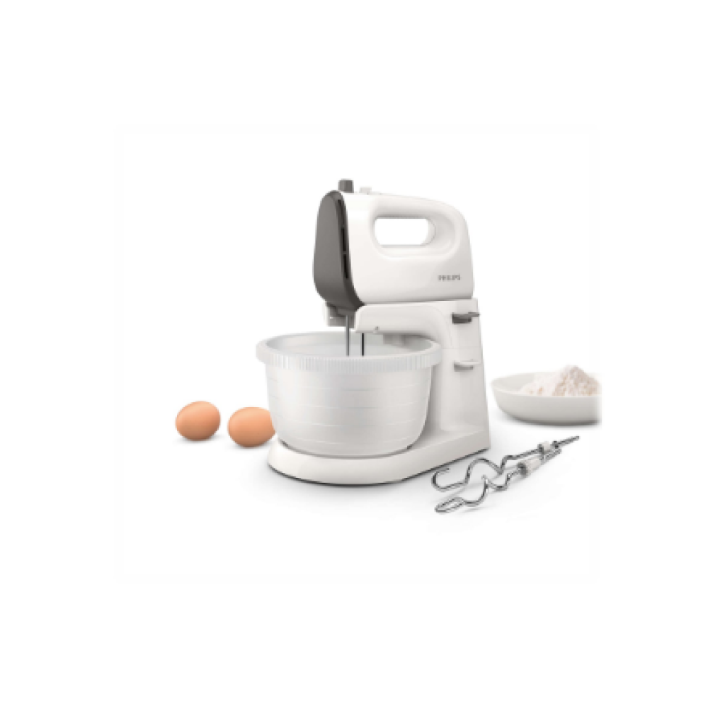 Philips , Mixer , Viva Collection HR3745/00 , Mixer with bowl , 450 W , Number of speeds 5 , Turbo mode , White