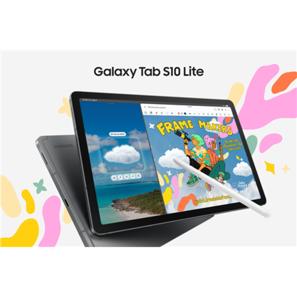 Samsung Galaxy , Tab S10 Lite (X400) , 10.9 , Grey , TFT , 2112 x 1320 pixels , Exynos , 1380 , 6 GB , 128 GB , Wi-Fi , Front camera , 5 MP , Rear camera , 8 MP , Bluetooth , 5.3 , Android , 15