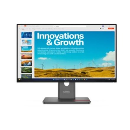 Lenovo , ThinkVision P24QD-40 , 23.8 , IPS , 16:9 , 120 Hz , 6 ms , 2560 x 1440 pixels , 300 cd/m² , HDMI ports quantity 1 , Eclipse Black , Warranty 36 month(s)