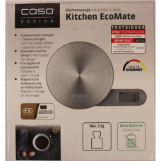 SALE OUT. , Caso , Scales , Kitchen EcoMate , Maximum weight (capacity) 5 kg , Graduation 1 g , Display type LCD , Stainless steel , DAMAGED PACKAGING