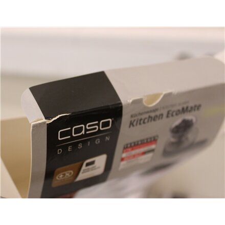 SALE OUT. , Caso , Scales , Kitchen EcoMate , Maximum weight (capacity) 5 kg , Graduation 1 g , Display type LCD , Stainless steel , DAMAGED PACKAGING