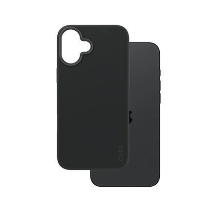 CARE by PanzerGlass Case Fashion , Back protection , Apple , iPhone 16 Plus , Recycled plastic , Black , MagSafe