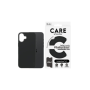 CARE by PanzerGlass Case Fashion , Back protection , Apple , iPhone 16 Plus , Recycled plastic , Black , MagSafe