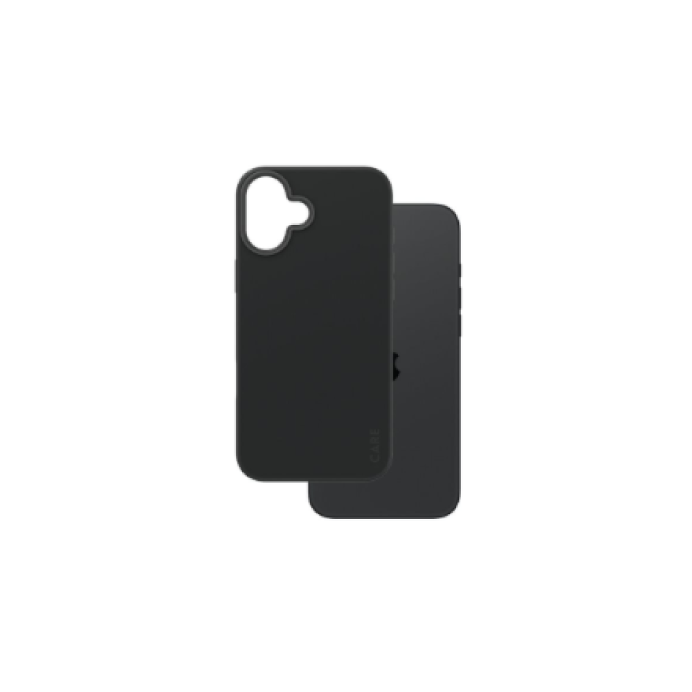 CARE by PanzerGlass Case Fashion , Back protection , Apple , iPhone 16 Plus , Recycled plastic , Black , MagSafe