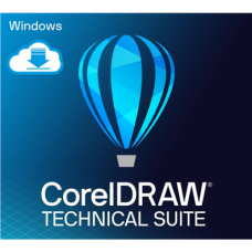 CorelDRAW Technical Suite 2024 Business Perpetual License, 1 year CorelSure Maintenance, volume 1-4, Corel