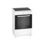 Bosch , Cooker , HKA090220U Series 2 , Hob type Vitroceramic , Oven type Electric , White , Width 60 cm , Grilling , Depth 60 cm , 66 L