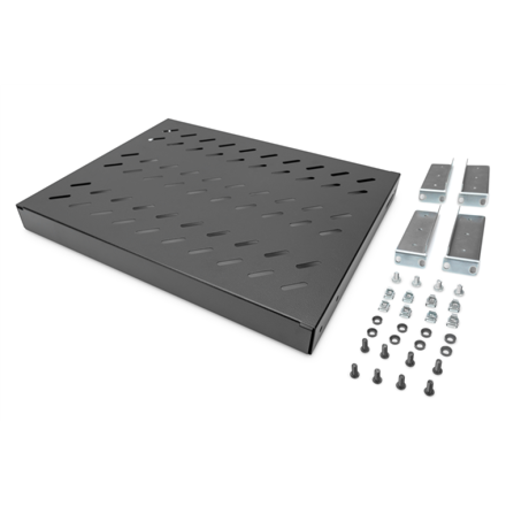 Digitus Fixed Mounting Shelf , DN-97645 , Black
