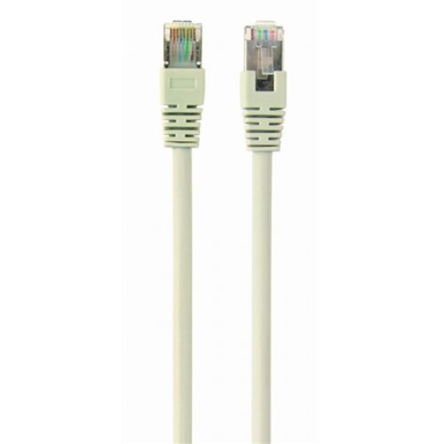 FTP Cat6 , Patch cord , Perfect connection; Foil shielded - for a reliable connection; Gold plated contacts , White , 5 m