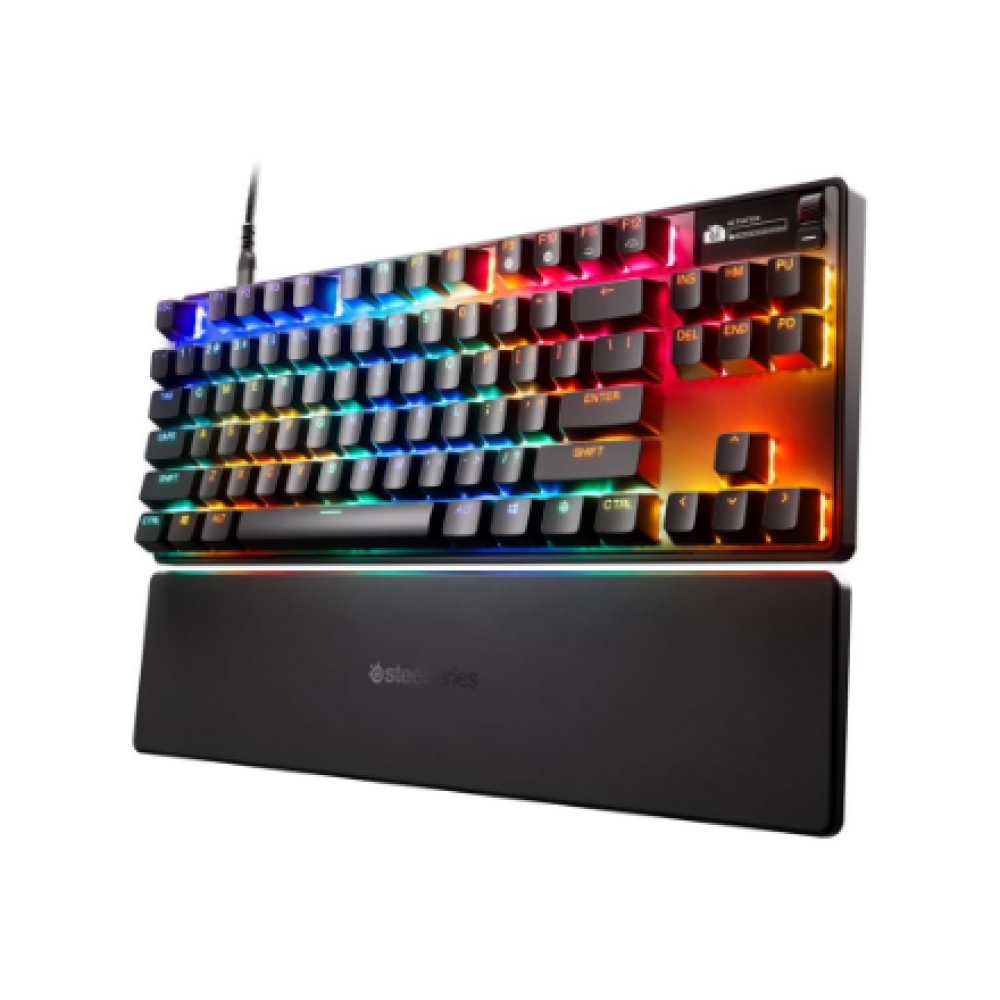 SteelSeries Apex Pro TKL Gen 3 , Gaming keyboard , Wired , US , Black , USB-C , OmniPoint 3.0 Adjustable HyperMagnetic Switches