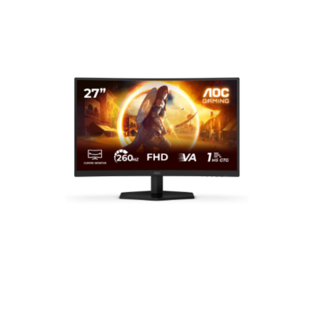 AOC C27G42ZE , 27 , Fast VA , FHD , 16:9 , 260 Hz , 1 ms , 1920 x 1080 pixels , 300 cd/m² , HDMI ports quantity 1 , Black