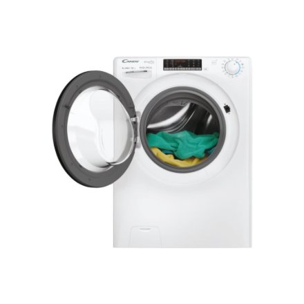 Candy , Washing machine , CSO486TWMB6/1-S , Energy efficiency class A , Front loading , Washing capacity 8 kg , 1400 RPM , Depth 54 cm , Width 60 cm , Display , Digital , Steam function , Wi-Fi