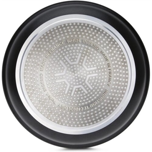 TEFAL Frying Pan L6500402 Ingenio Expertise Frying, Diameter 24 cm, Suitable for induction hob, Removable handle, Black
