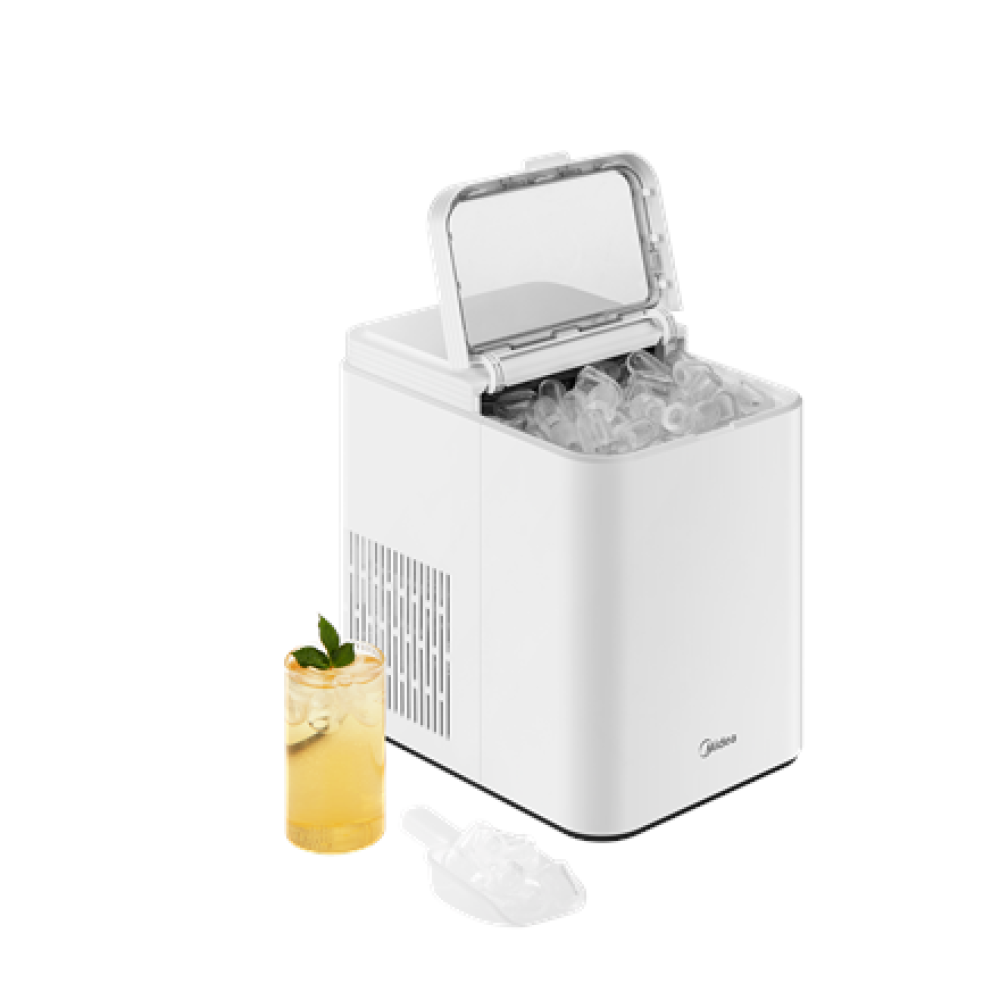 Midea Ice Maker , MERI12BG01EU , Power 180 W , Capacity 1.3 L , White