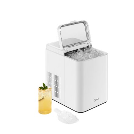 Midea Ice Maker , MERI12BG01EU , Power 180 W , Capacity 1.3 L , White