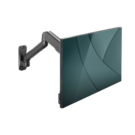 Digitus Wall mount , DA-90425 , Tilt, swivel, rotate , 15-32 , Maximum weight (capacity) 9 kg , Black