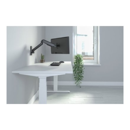 Digitus Wall mount , DA-90425 , Tilt, swivel, rotate , 15-32 , Maximum weight (capacity) 9 kg , Black