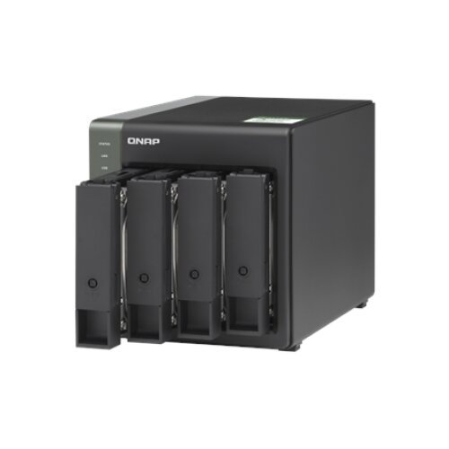 QNAP , 4-Bay QTS NAS , TS-431KX-2G , Up to 4 HDD/SSD Hot-Swap , AnnapurnaLabs Alpine , AL314 Quad-Core , Processor frequency 1.7 GHz , 2 GB , DDR3L