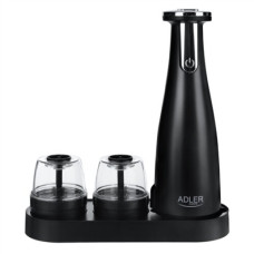 Adler , Electric Salt and pepper grinder , AD 4449b , Housing material ABS plastic , 7 W , Lithium , Matte Black