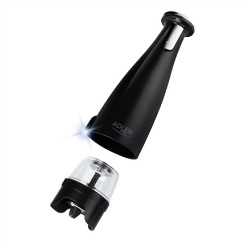 Adler , Electric Salt and pepper grinder , AD 4449b , Housing material ABS plastic , 7 W , Lithium , Matte Black