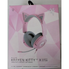 SALE OUT. Razer Kraken Kitty V3 X Headset, Quartz , SALE OUT. Razer Gaming Headset , Kraken Kitty V3 X , Wired , Over-Ear , Microphone , Quartz , DEMO , Warranty 24 month(s)